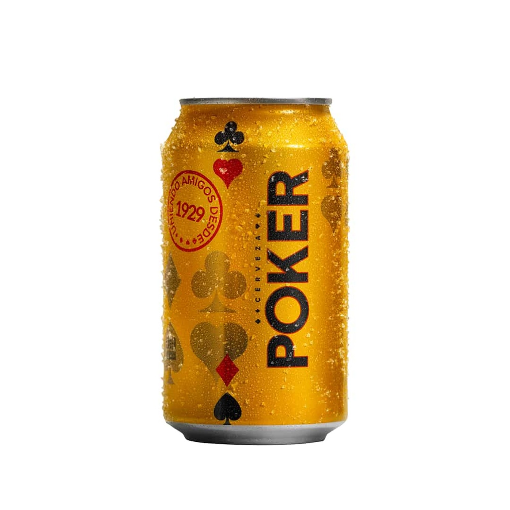 Cerveza Poker Lata 330ml