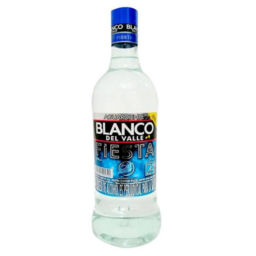 Aguardiente Blanco Fiesta Botella 750 cc