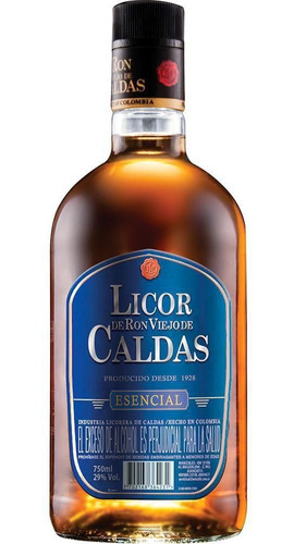 Ron Viejo de Caldas Esencial Botella 750 cc