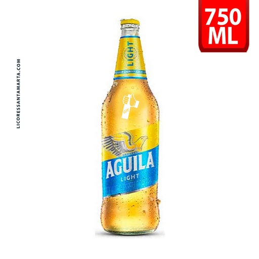 Cerveza Aguila Ligth Botella 750ml
